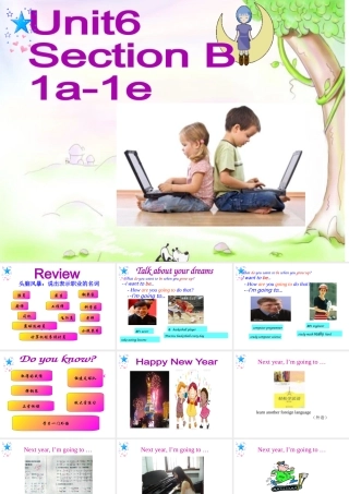 （水滴系列）八年级英语上册 Unit 6 I’m going to study computer science Section B（1a-1e）课件 （新版）人教新目标版-（新版）人教新目标版初中八年级上册英语课件