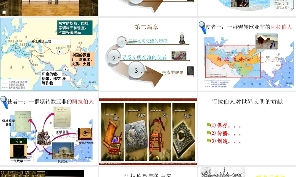 （水滴系列）九年级历史上册 第三单元 第七课 东西方文化交流的使者课件 新人教版-新人教版初中九年级上册历史课件