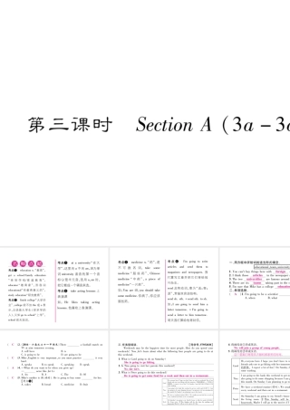 （毕节专版）秋八年级英语上册 Unit 6 I'm going to study computer science（第3课时）课件 （新版）人教新目标版-（新版）人教新目标版初中八年级上册英语课件