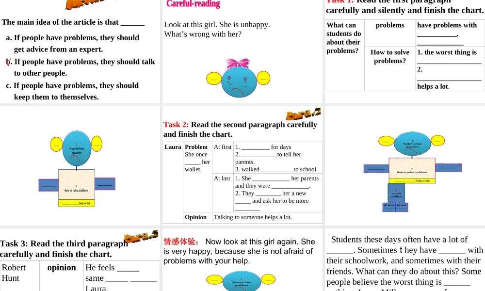 （水滴系列）八年级英语上册 Unit 10 If you go to the party  you’ll have a great time（第5课时）Section B（2a-2e）课件 （新版）人教新目标版-（新版）人教新目标版初中八年级上册英语课件