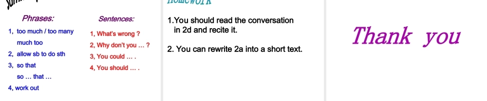 （水滴系列）八年级英语下册 Unit 4 Why don’t you talk to your parents（第2课时）Section A（1a-2d）课件 （新版）人教新目标版-（新版）人教新目标版初中八年级下册英语课件