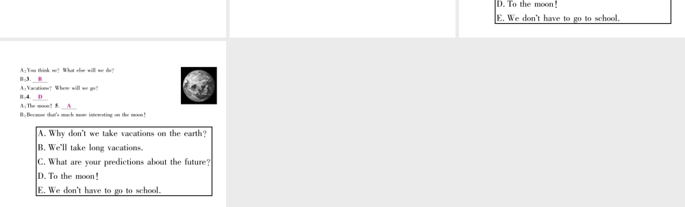 （毕节专版）秋八年级英语上册 Unit 9 Can you come to m y party（第4课时）课件 （新版）人教新目标版-（新版）人教新目标版初中八年级上册英语课件