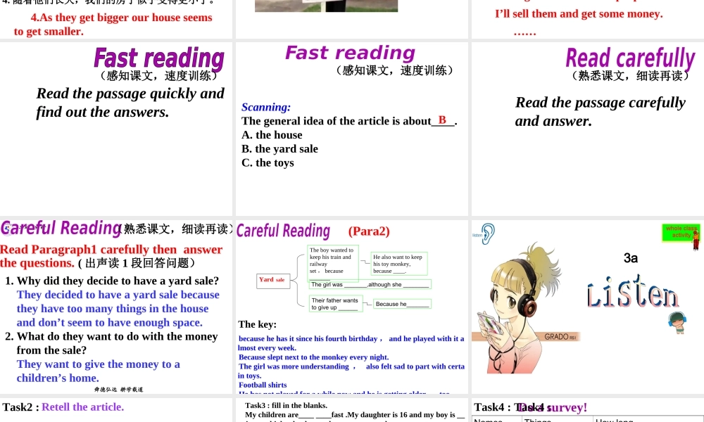 （水滴系列）八年级英语下册 Unit 10 I’ve had this bike for three years（第3课时）Section A（3a-4c）课件 （新版）人教新目标版-（新版）人教新目标版初中八年级下册英语课件