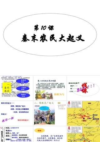 （水滴系列）（秋季版）七年级历史上册 第三单元 第10课 秦末农民大起义课件4 新人教版-新人教版初中七年级上册历史课件