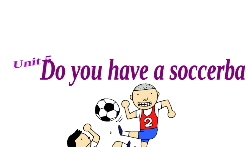 （水滴系列）七年级英语上册 Unit 5 Do you have a soccer ball（第3课时）Section A（Grammar focus-3c）课件 （新版）人教新目标版-（新版）人教新目标版初中七年级上册英语课件