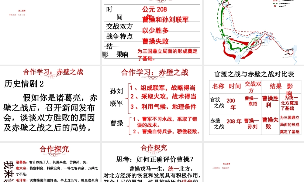 （水滴系列）（秋季版）七年级历史上册 第四单元 第16课 三国鼎立课件2 新人教版-新人教版初中七年级上册历史课件