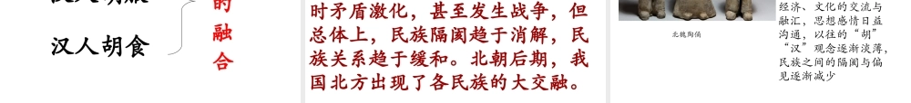 （水滴系列）（秋季版）七年级历史上册 第四单元 第19课 北魏政治和北方民族大交融课件3 新人教版-新人教版初中七年级上册历史课件