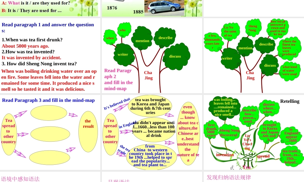 （水滴系列）九年级英语全册 Unit 6 When was it invented（第3课时）课件 （新版）人教新目标版-（新版）人教新目标版初中九年级全册英语课件