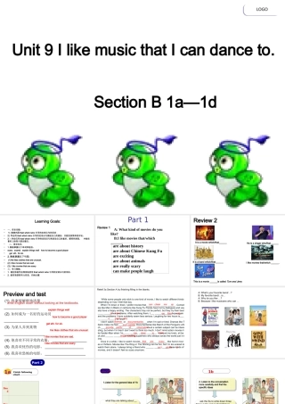 （水滴系列）九年级英语全册 Unit 9 I like music that I can dance to（第4课时）Section B（1a-1d）课件 （新版）人教新目标版-（新版）人教新目标版初中九年级全册英语课件