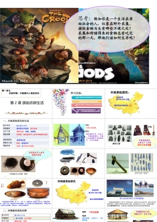 （水滴系列）（秋季版）七年级历史上册 第一单元 第2课 原始农耕生活课件3 新人教版-新人教版初中七年级上册历史课件