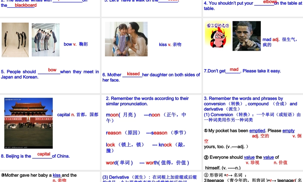 （水滴系列）九年级英语全册 Unit 10 You’re supposed to shake hands（第1课时）Words and phrases课件 （新版）人教新目标版-（新版）人教新目标版初中九年级全册英语课件