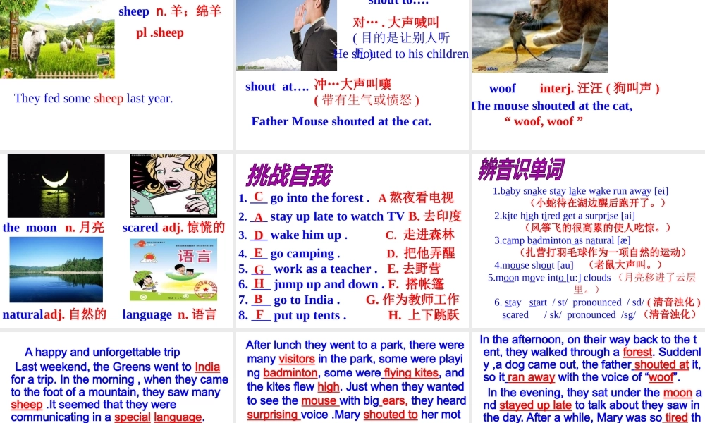 （水滴系列）七年级英语下册 Unit 12 What did you do last weekend（第1课时）New words and phrases课件 （新版）人教新目标版-（新版）人教新目标版初中七年级下册英语课件