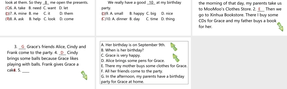 （江西专版）七年级英语上册 Unit 8 When is your birthday第四课时课件 （新版）人教新目标版-（新版）人教新目标版初中七年级上册英语课件