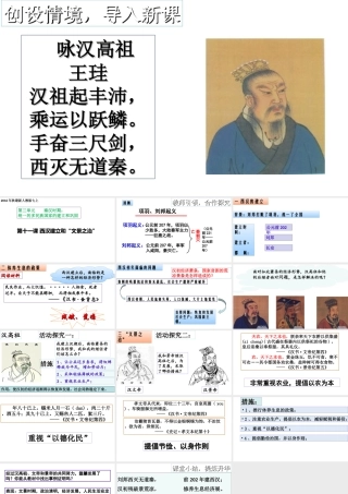 （水滴系列）（秋级历史上册 第三单元 第11课 西汉建立和“文景之治”课件4 新人教版-新人教级上册历史课件