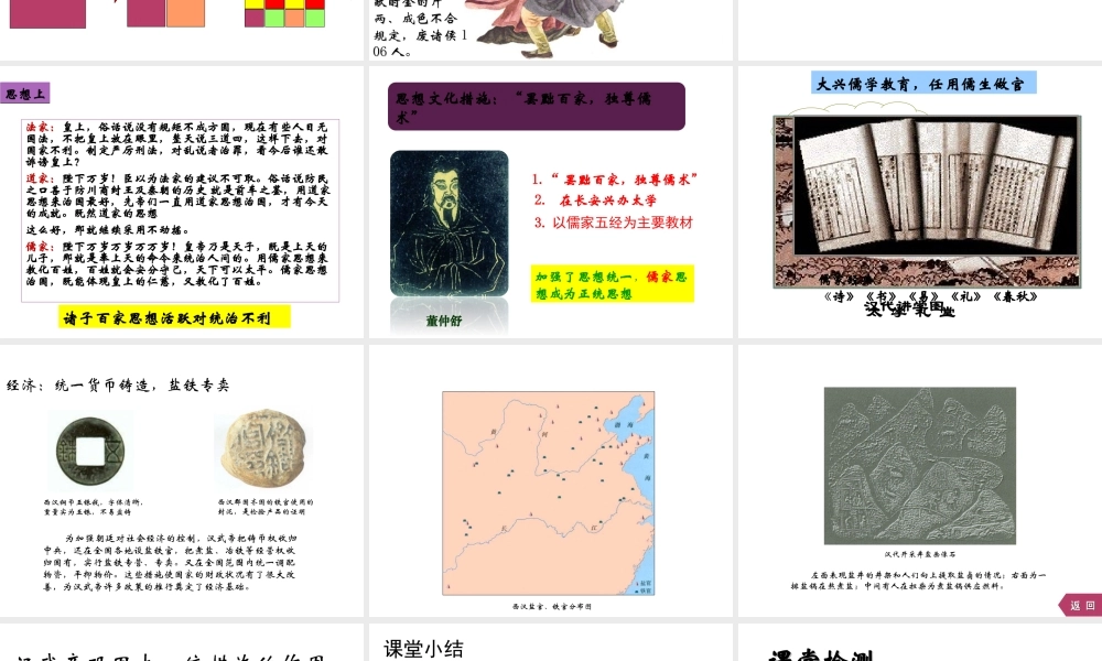 （水滴系列）（秋级历史上册 第三单元 第12课 汉武帝巩固大一统王朝课件1 新人教版-新人教级上册历史课件