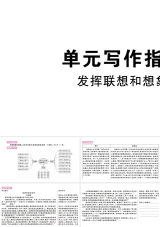 （江西专版）七年级语文上册 第六单元写作指导 发挥联想和想象习题课件 新人教版-新人教版初中七年级上册语文课件