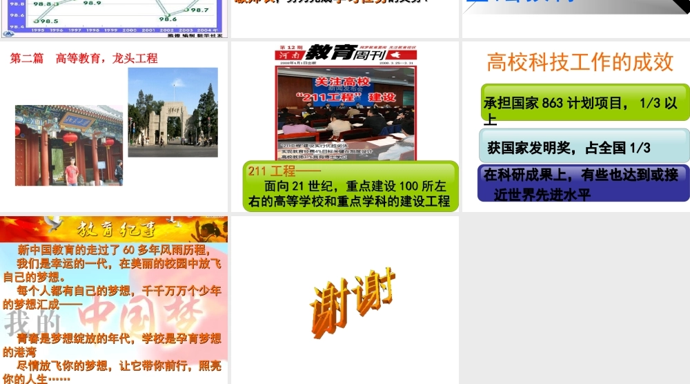 （水滴级历史下册 第19课 改革发展中的教育课件 新人教版-新人教级下册历史课件