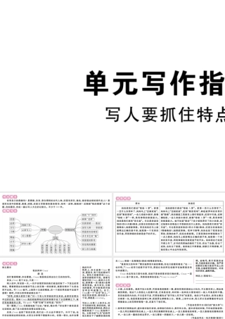 （江西专版）七年级语文上册 第三单元写作指导 写人要抓住特点习题课件 新人教版-新人教版初中七年级上册语文课件