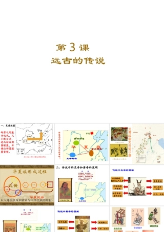 （水滴系列）（秋级历史上册 第一单元 第3课 远古的传说课件2 新人教版-新人教级上册历史课件