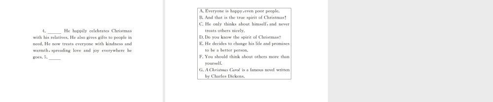 （江西专用）秋九年级英语全册 Unit 2 I think mooncakes are delicious（第5课时）习题课件 （新版）人教新目标版-（新版）人教新目标版初中九年级全册英语课件