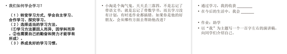 （水滴系列）（秋季版）七年级道德与法治上册 第一单元 走进新的学习生活 第一课 新生活 新面貌 第3框 学会学习课件5 鲁人版六三制-鲁人版初中七年级上册政治课件