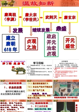 （水滴系列）（秋级历史下册 第3课 盛唐气象课件 新人教版