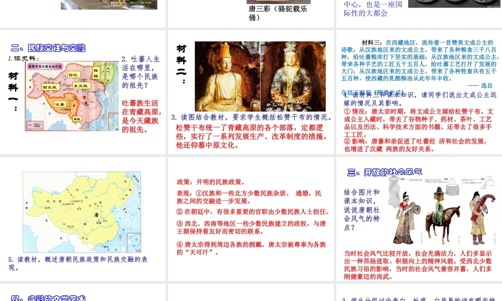 （水滴系列）（秋级历史下册 第3课 盛唐气象课件1 新人教版-新人教级下册历史课件