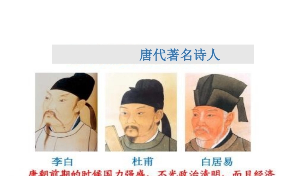 （水滴系列）（秋级历史下册 第3课 盛唐气象课件2 新人教版-新人教级下册历史课件