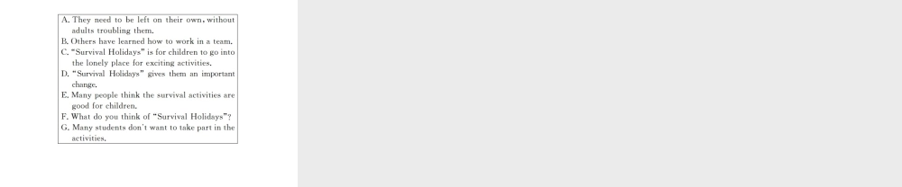 （江西专用）秋九年级英语全册 Unit 7 Teenagers should be allowed to choose their own clothes（第5课时）习题课件 （新版）人教新目标版-（新版）人教新目标版初中九年级全册英语课件