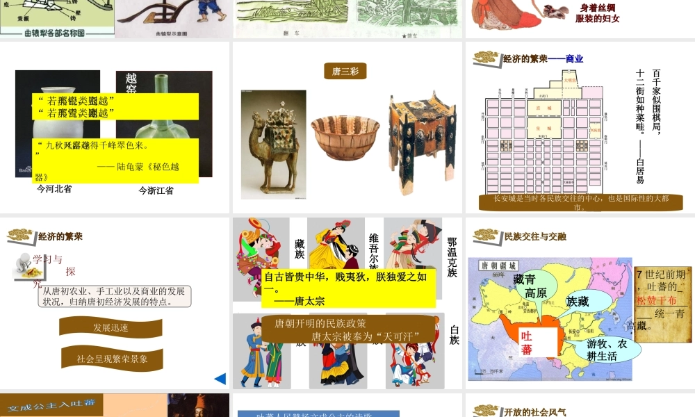 （水滴系列）（秋级历史下册 第3课 盛唐气象课件3 新人教版-新人教级下册历史课件