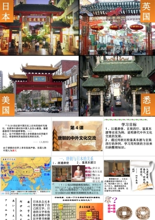 （水滴系列）（秋级历史下册 第4课 唐朝的中外文化交流课件2 新人教版-新人教级下册历史课件