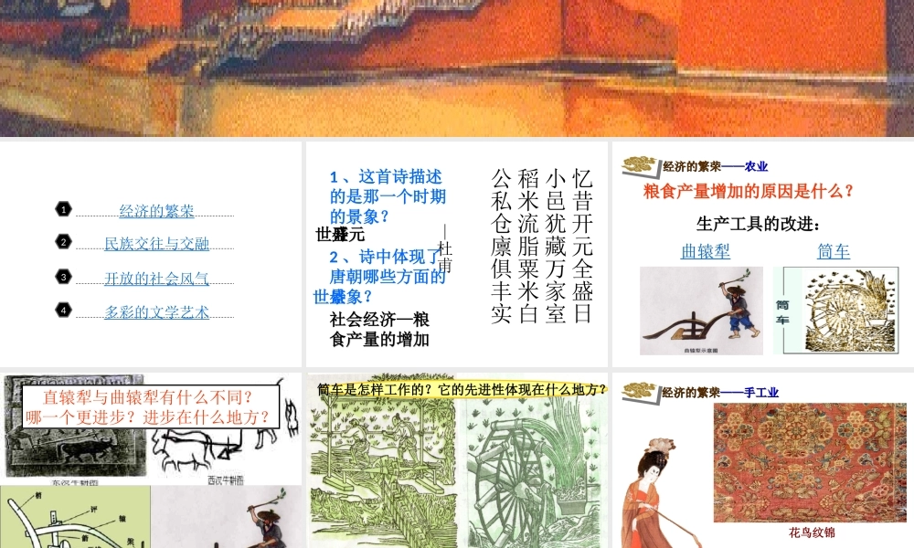 （水滴系列）（秋季版）七年级历史下册 第3课 盛唐气象课件3 新人教版-新人教版初中七年级下册历史课件