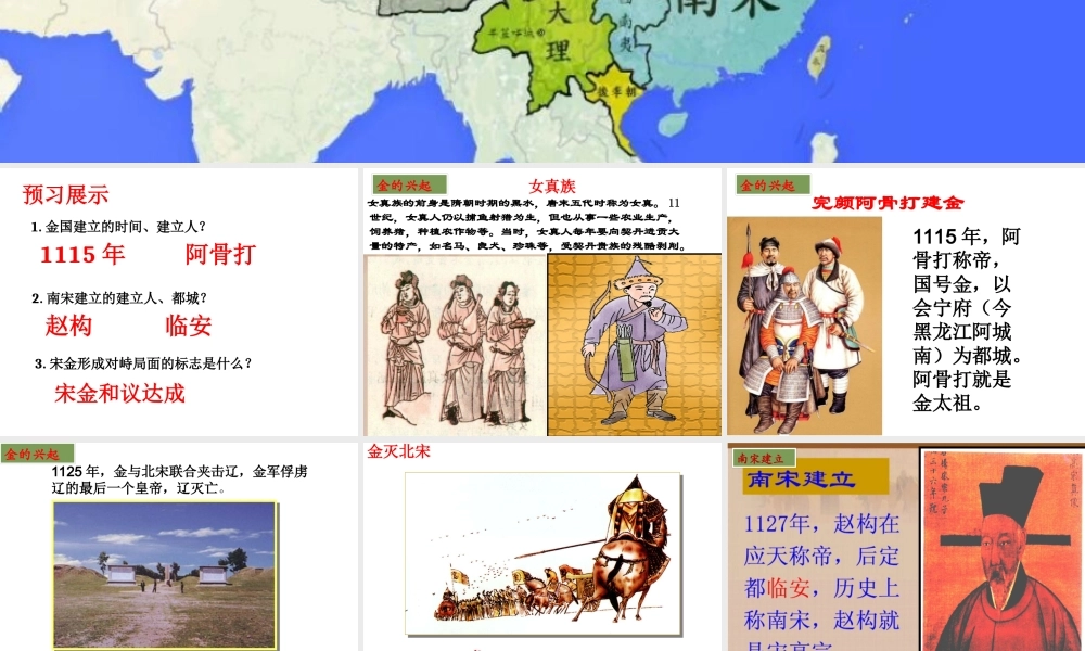 （水滴系列）（秋季版）七年级历史下册 第8课 南宋和金的对峙课件1 新人教版-新人教版初中七年级下册历史课件