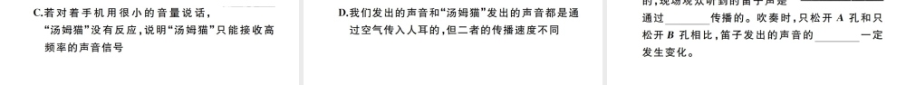 （江西专版）秋八年级物理上册 第二章 声现象小结与复习习题课件 （新版）新人教版-（新版）新人教版初中八年级上册物理课件