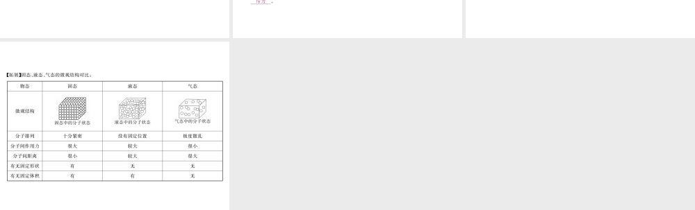 （江西专用）九年级物理全册 第13章 内能 第1节 分子热运动笔记本课件 （新版）新人教版-（新版）新人教版初中九年级全册物理课件