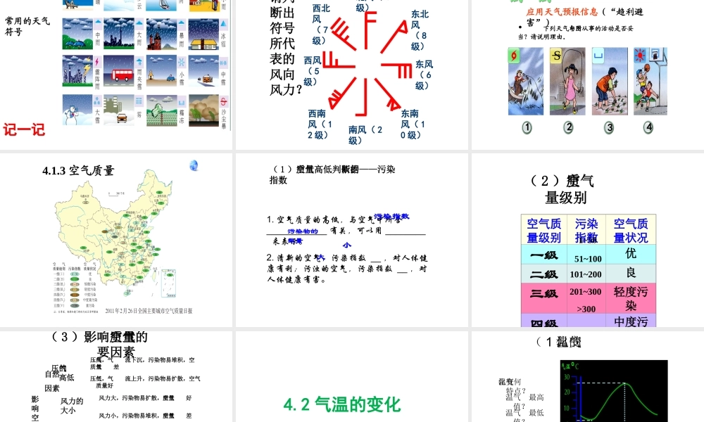 （江西专用）中考地理 第四章 气候复习课件-人教版初中九年级全册地理课件