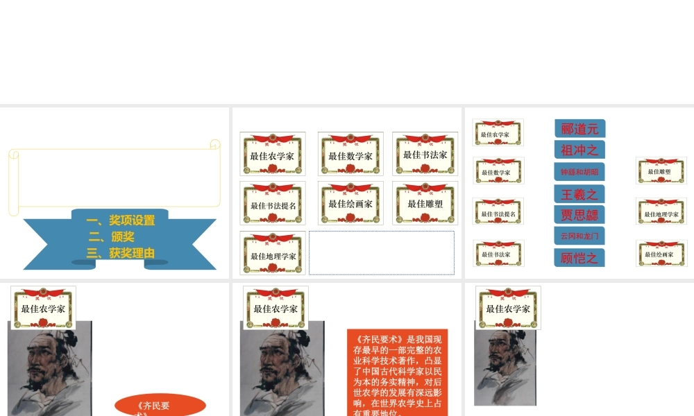 （水滴系列）（秋级历史下册 第魏晋南北朝时期的科技与文化课件 新人教版-新人教级下册历史课件