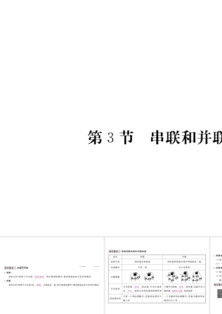 （江西专用）九年级物理全册 第15章 电流和电路 第3节 串联和并联笔记本课件 （新版）新人教版-（新版）新人教版初中九年级全册物理课件