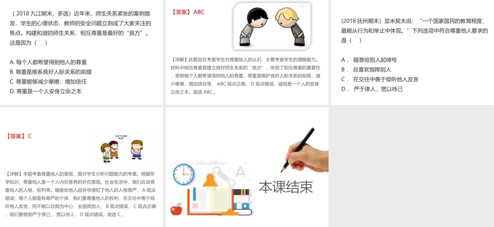 （江西专用）中考道德与法治总复习 考点7 自信 自立 自强 自尊自爱课件-人教版初中九年级全册政治课件