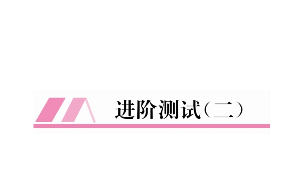 （江西专版）秋九年级化学上册 进阶测试（二）作业课件 （新版）新人教版-（新版）新人教版初中九年级上册化学课件