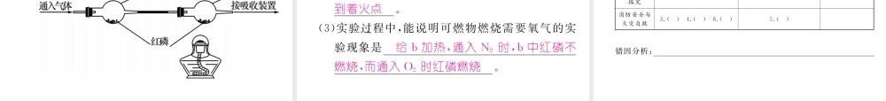（江西专版）秋九年级化学上册 实验活动3 燃烧的条件作业课件 （新版）新人教版-（新版）新人教版初中九年级上册化学课件