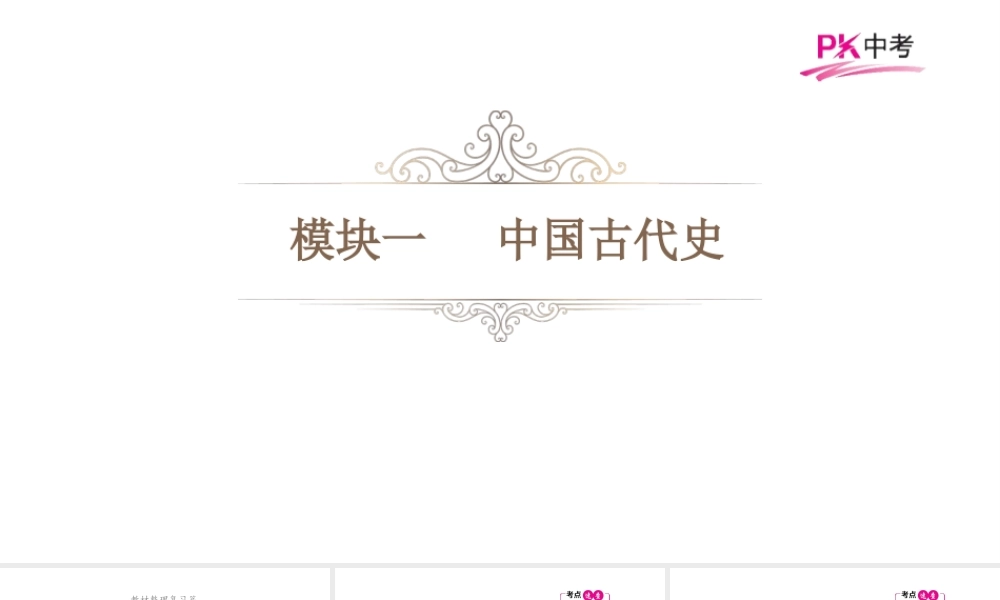 （江西专用）中考历史总复习 第三单元 经济重心的南移和民族关系的发展及统一多民族国家的巩固课件-人教版初中九年级全册历史课件