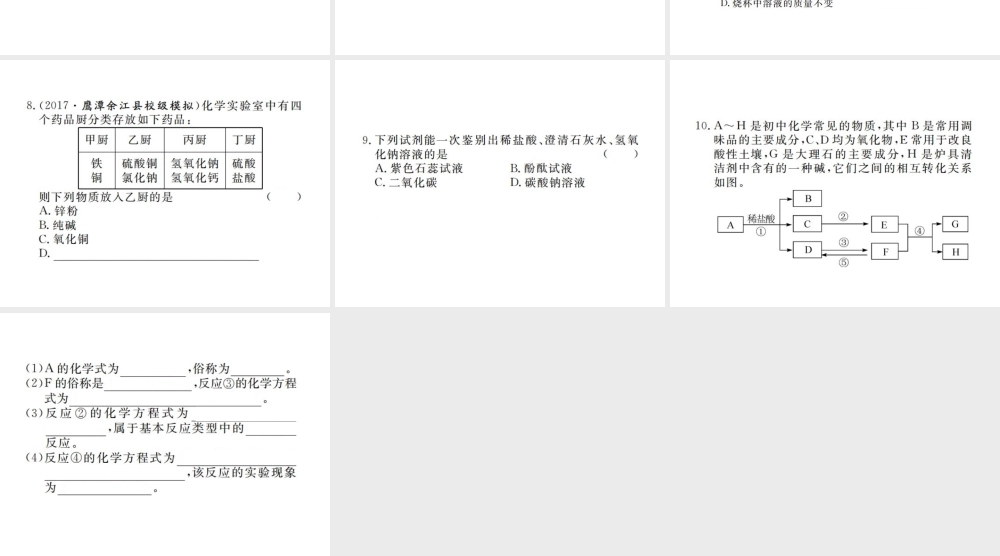 （江西专版）春九年级化学下册 第11单元 盐 化肥 课题1 生活中常见的盐 第1课时 生活中常见的盐课件 （新版）新人教版-（新版）新人教版初中九年级下册化学课件