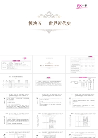 （江西专用）中考历史总复习 第十四单元 资产阶级统治的建立、巩固与扩大课件-人教版初中九年级全册历史课件