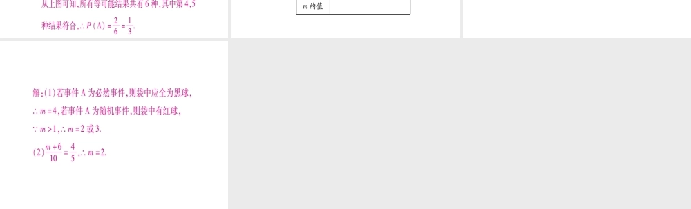 （江西专版）秋九年级数学上册 第3章 概率的进一步认识江西真题体验作业课件 （新版）北师大版-（新版）北师大版初中九年级上册数学课件