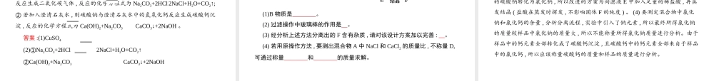 （江西专用）中考化学总复习 专题6 物质的检验、分离、推断与除杂课件-人教版初中九年级全册化学课件