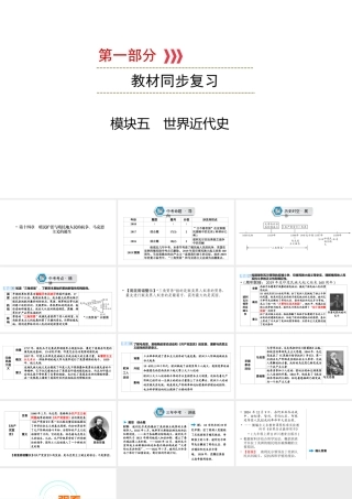 （江西专用）中考历史总复习 第一部分 教材同步复习 模块五 世界近代史 第14章 殖民扩张与殖民地人民的抗争、马克思主义的诞生课件-人教版初中九年级全册历史课件