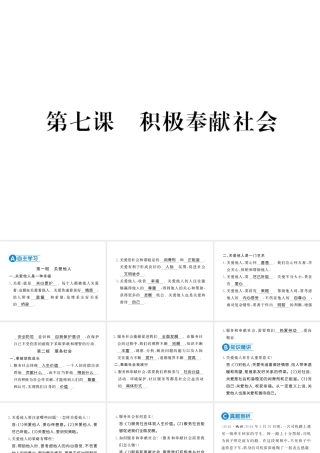 （河南专版）八年级道德与法治上册 第三单元 勇担社会责任 第七课 科技节奉献社会习题课件 新人教版-新人教版初中八年级上册政治课件