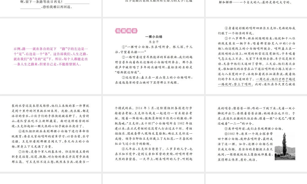 （江西专版）春七年级语文下册 第五单元 19外国诗两首习题课件 新人教版-新人教版初中七年级下册语文课件