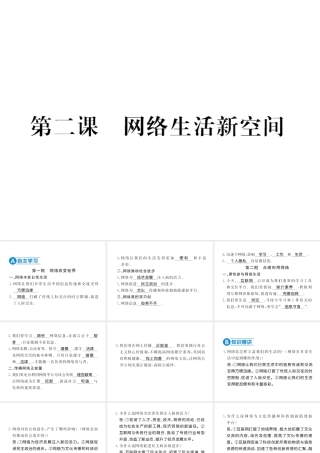 （河南专版）八年级道德与法治上册 第一单元 走进社会生活 第二课 网络生活新空间习题课件 新人教版-新人教版初中八年级上册政治课件